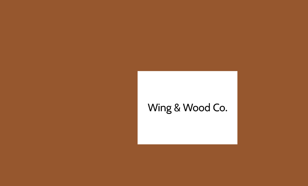 wing & wood co. logo
