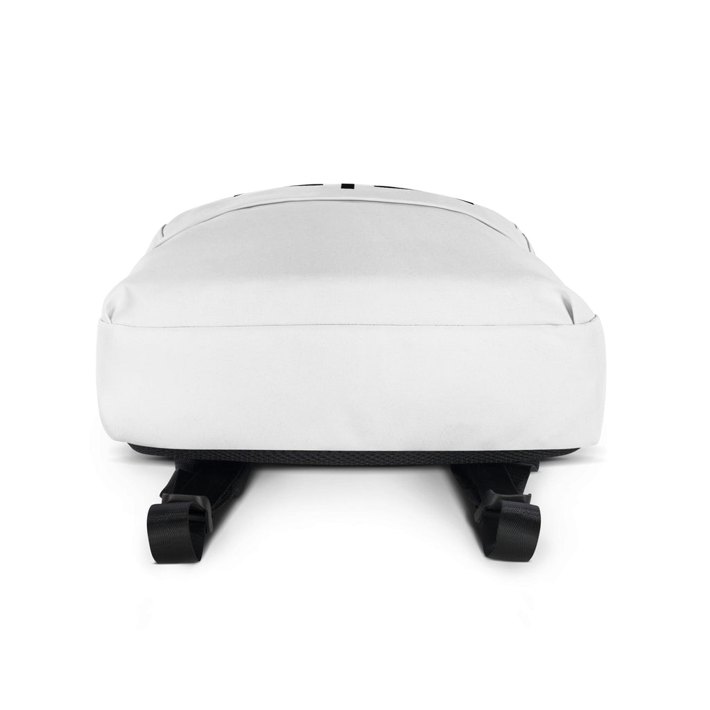 White suitcase with 'Du er Fantastisk' text on a white background