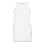 White tank top dress on a white background