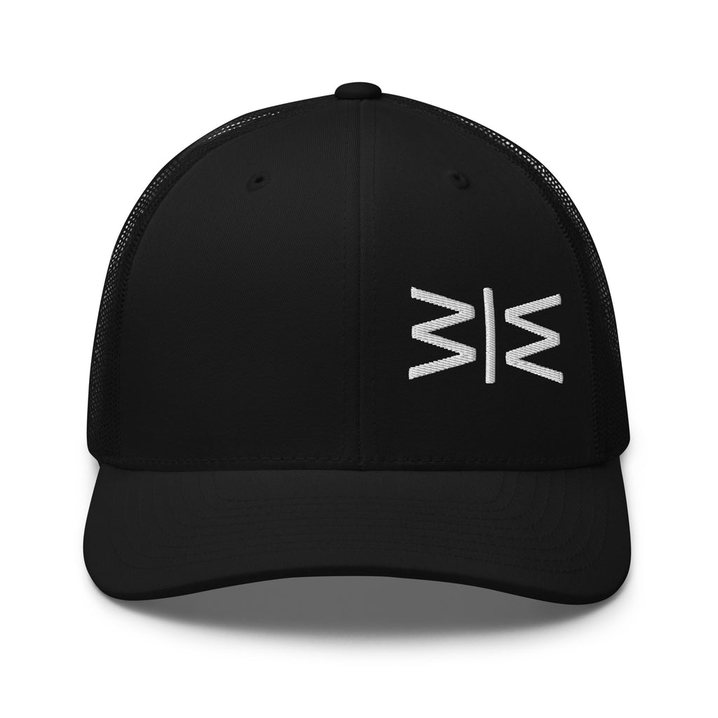 Navy blue cap with 'Heather & Hide Scotland' text on a white background