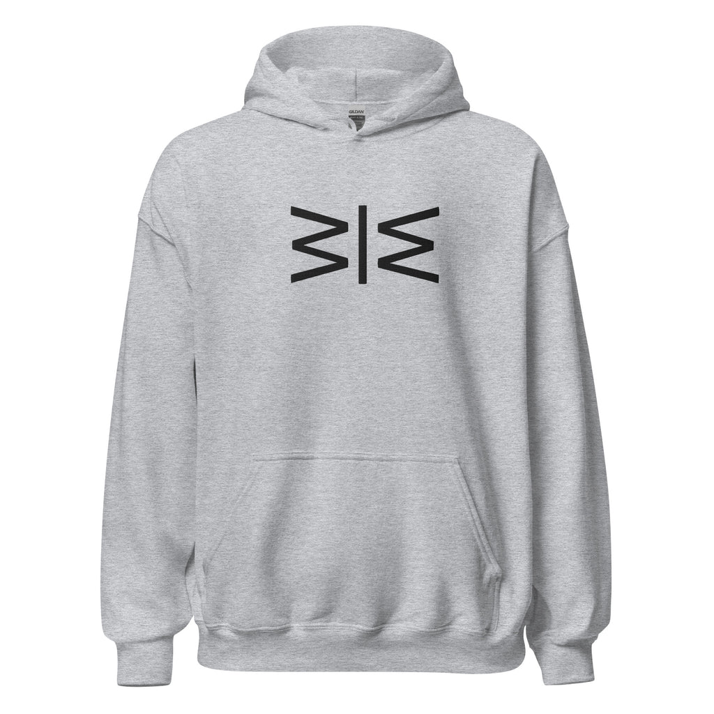 A light heather gray pullover hoodie featuring a black side-profile graphic of a sports car above a red stripe and the text 'RSX TYPE-S A-SPEC' on the chest, shown against a plain white background.