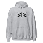 A light heather gray pullover hoodie featuring a black side-profile graphic of a sports car above a red stripe and the text 'RSX TYPE-S A-SPEC' on the chest, shown against a plain white background.