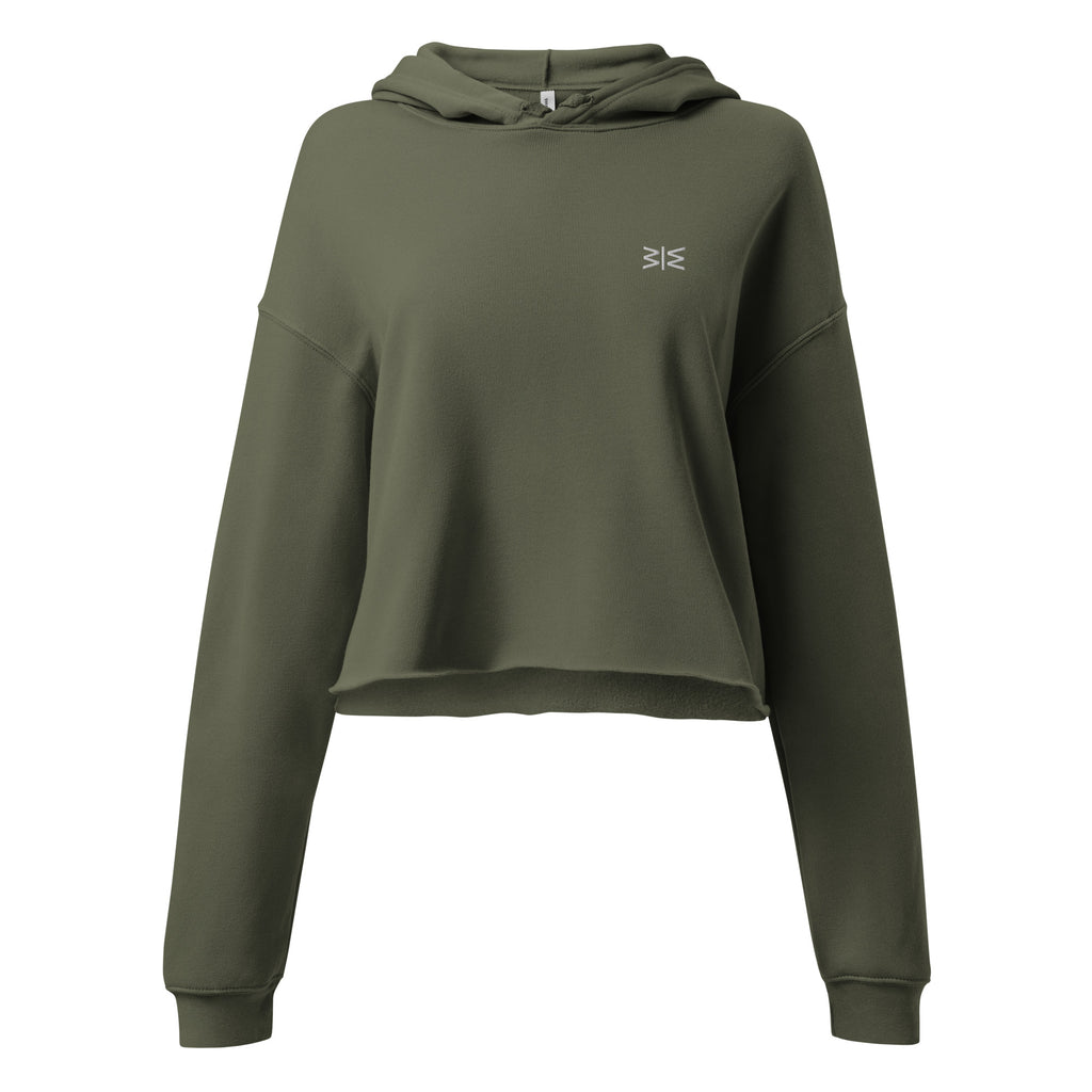 Green hoodie with text on a white background