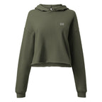 Green hoodie with text on a white background